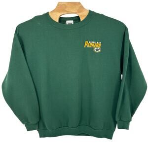 Vintage 90s Men's XL embroidered Green Bay Packers CSA crewneck sweatshirt chest